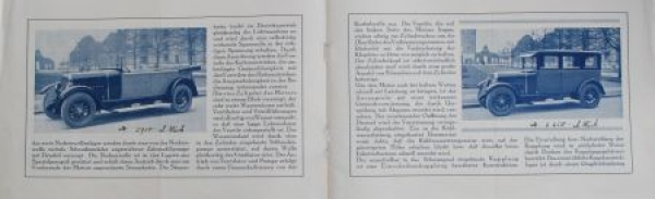 Stoewer Kleinkraftwagen "Der Vollendete" Modellprogramm 1927 (S0008)